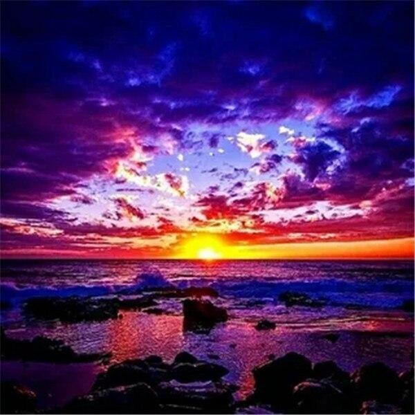 Diamond Painting Kit Flower Landscape 5D DIY Diamond Embroidery Sale Dandelion Pictures Of Rhinestones Handicraft