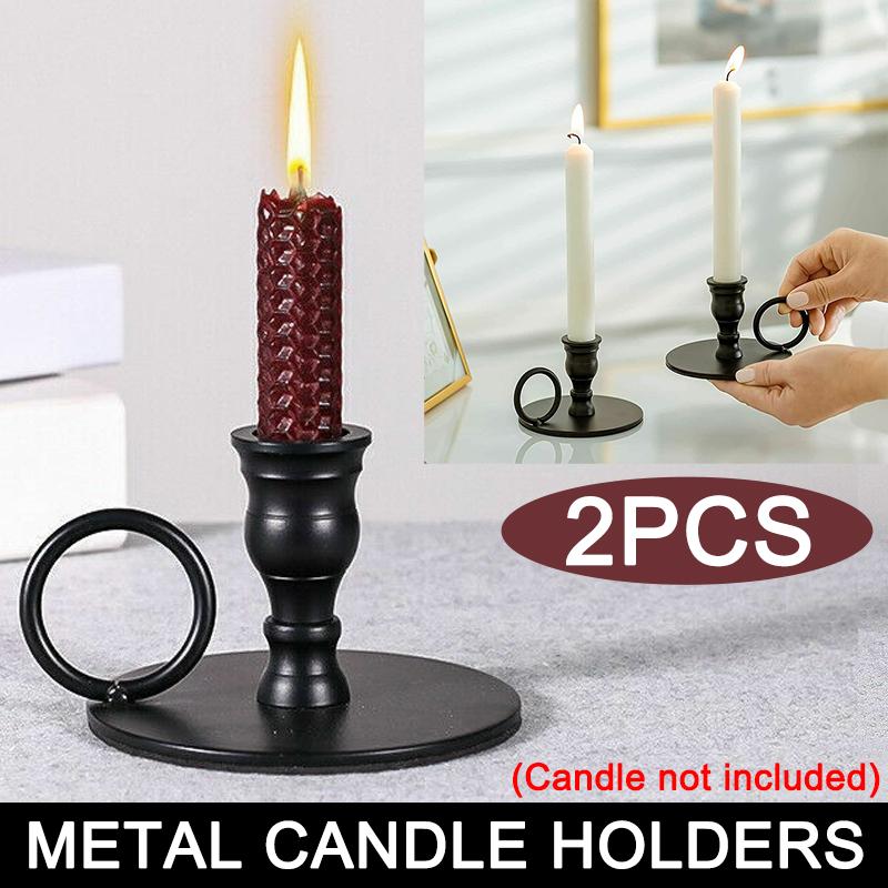 

PDTO Ретро подсвечники Подсвечник с ручкой Свадебный обеденный стол Декор