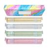 4 Pieces Mahjong Rack with Sliding Tile Positioners Easy to Clean