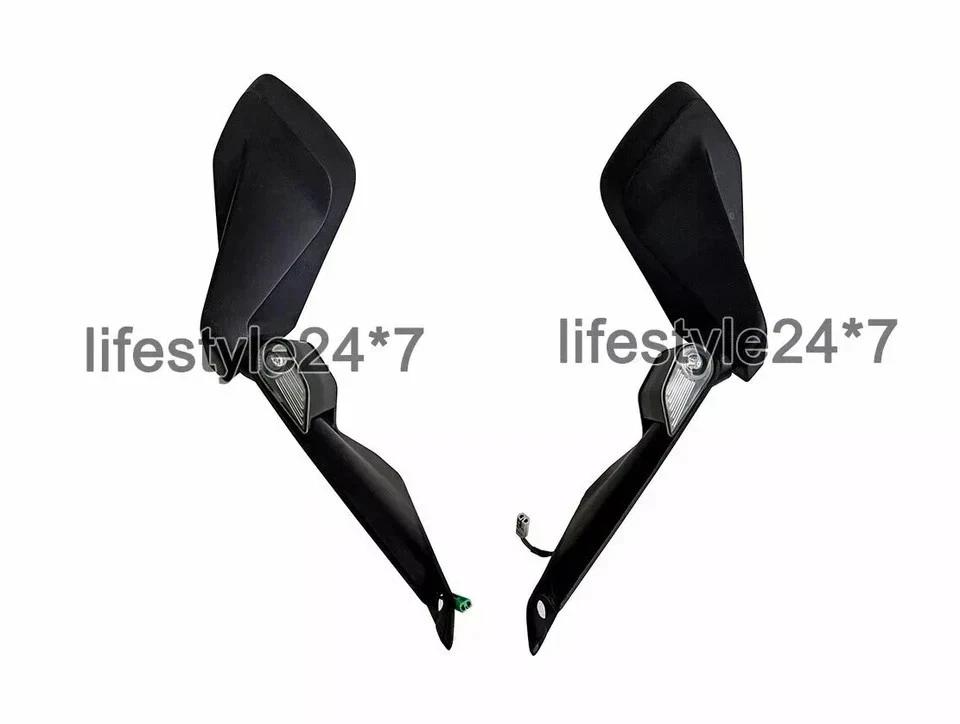 Fit For KTM RC 200 390 Rear View Mirror Set LH & RH With Traficator Indicator
