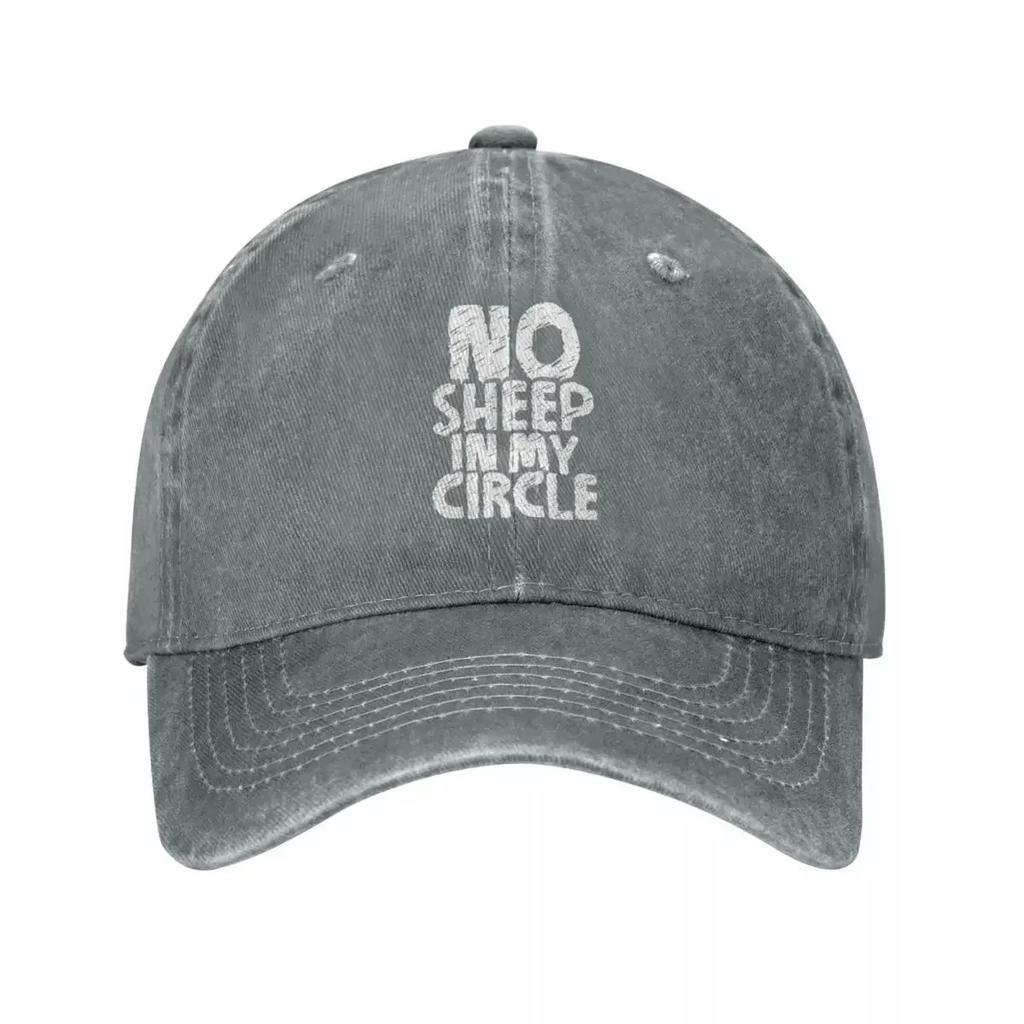 In My Circle Funny Political Sacatic Cap Cowboy Hat Hat Lnxnry Brend Mountaineering Baseball Cap for Men Women's