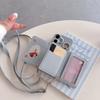 Wallet Card Holder Slot Phone Case for IPhone 16E 16 15 14 Pro 13 12 Mini 11ProMax Ring Crossbody PU Leather Anti-fall Cover
