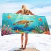 sea turtle  Print Towel Sport QuickDrying Super Absorbent Camping Towel Super Soft Lightweight Gym Swimming Yoga Beach Towel