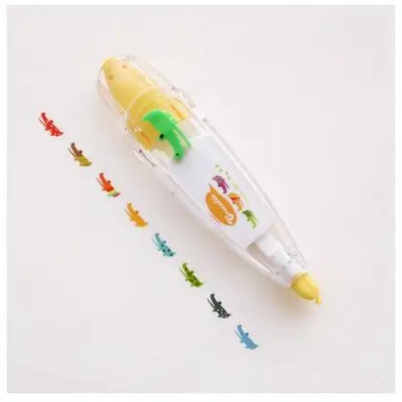 1 Pc Kawaii Animals Mechanical Decorative Correction Tape Corrector Diary Diy Journal Art Supplies Gift Accessories School