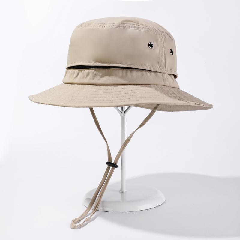 Waterproof Bucket Hat Men Women Summer Thin Quick Dry Outdoor Hiking Fishing Sun Protection Breathable Mountain Safari Cap