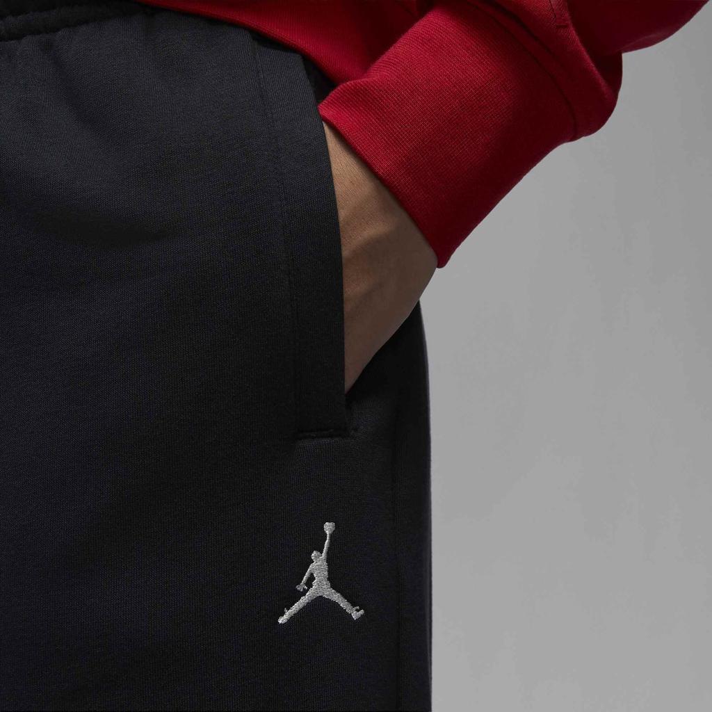 Jordan Brooklyn Fleece OVERSIZE Fashion Comfortable Versatile Fleece Lined Straight Fit Knitted Sweatpants Men's IB7239-010