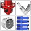 Adjustable Fuel Pressure Regulator Car Accessories Vehicle Refitting Fuel Supercharger Aluminum Universal With Gauge Kit