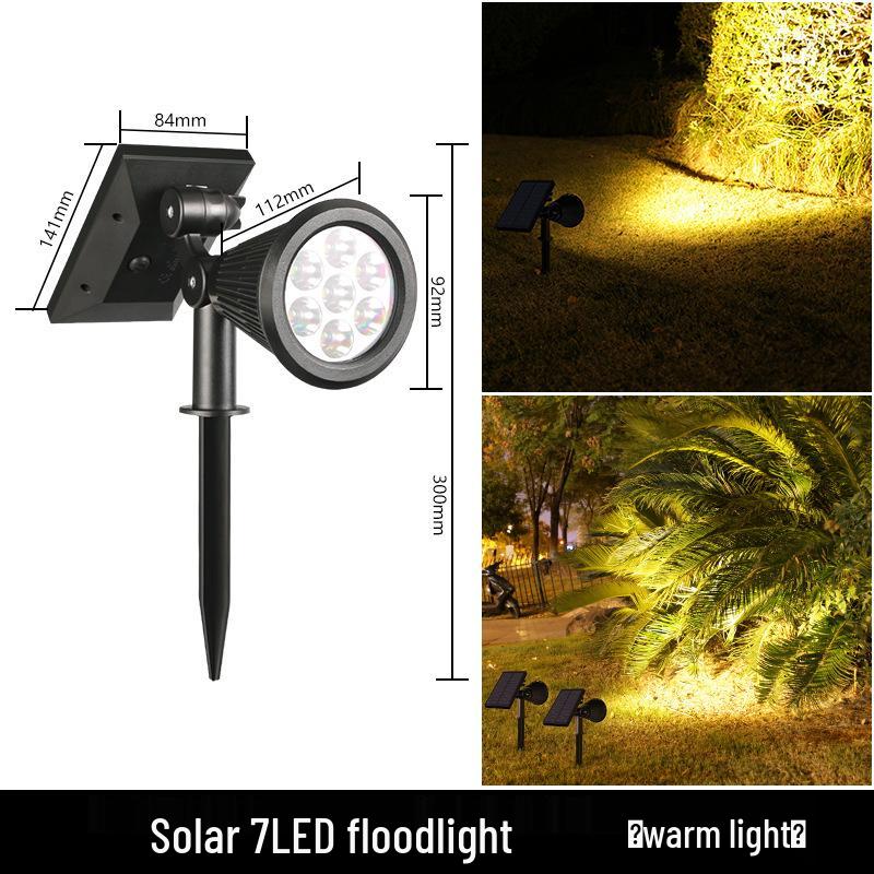 Dual-Use Outdoor Solar Spotlight: Super Bright Garden & Landscape Light