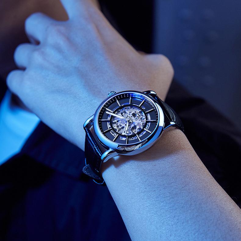 AILANG Neue Uhr Hohl Automatische Mechanische Uhr Herrenuhr Wasserdicht