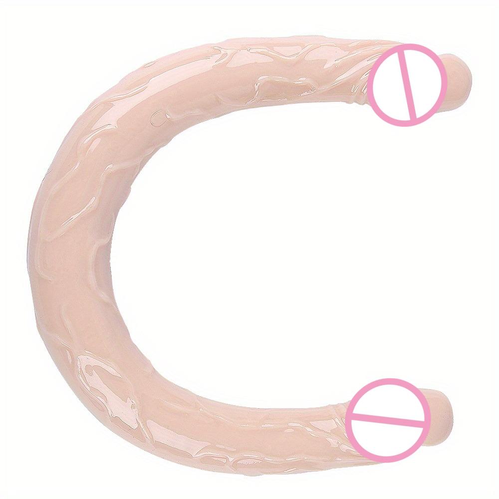 Soft Jelly Dildo Double Double Head Realistic Dildos Masturbation Toys Vaginal Anal Plug Orgasm Adult Sex Toys for Woman Men Gay