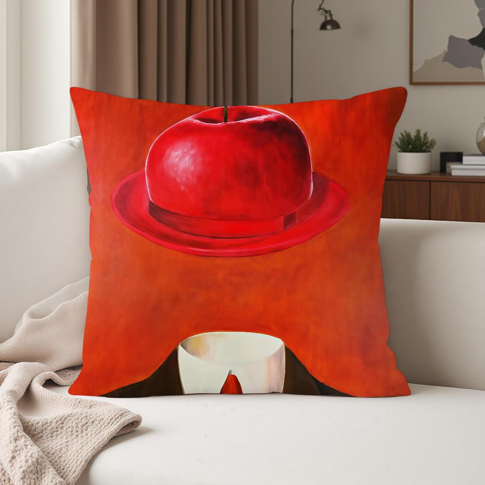 Rene Magritte Art Pillow Case Suitable For Bedrooms Living Rooms Cars Home Decoration 30cmx30cm