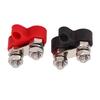 1 Pair 48V Battery Power Stud Stainless Steel Post Bus Bar Terminal Block for Truck RV Boat