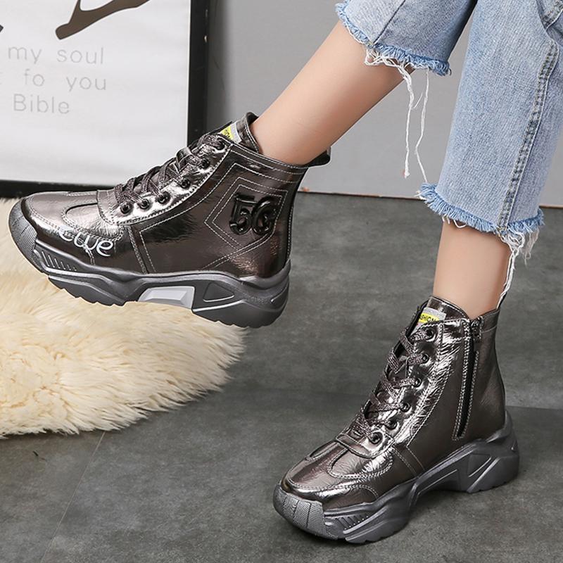 Moda Damas High Top Daddy Shoes Botas deportivas 2021 Nuevas zapatillas de  plataforma de otoño invierno Zapatos de mujer de gran tamaño comprar a buen  precio — entrega gratuita, reseñas reales con