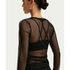 Nike Tricou Sheer cu Mânecă Lungă pentru Femei As W Nk Street IM8406-010