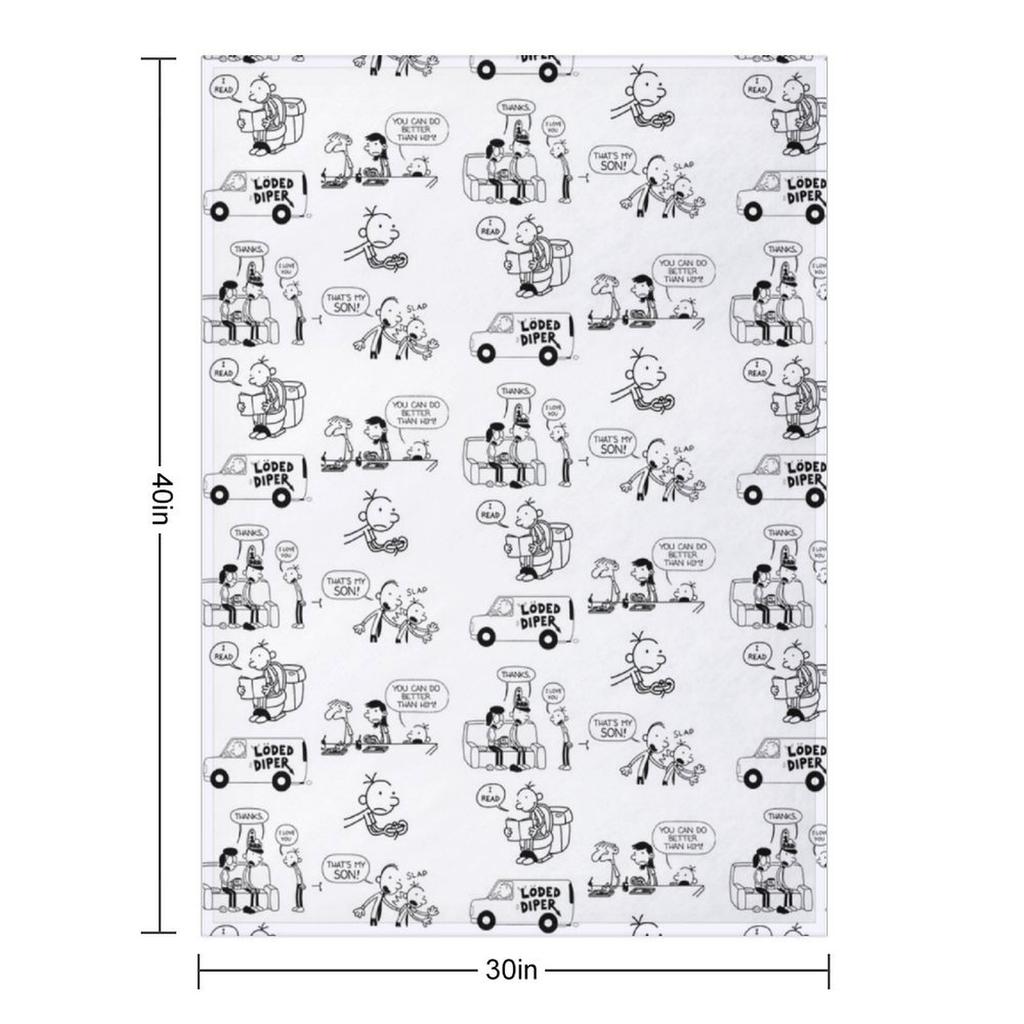 Diary of a Wimpy Kid Throw Blanket Blankets For Baby Softest Polar Stuffeds Blankets