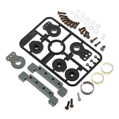 Tamiya RC Big Truck Option Spare Parts Aluminum W Servo Mount High Torque Servo Saver 56537 & No.37 TROP.37 &