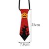Spider Pumpkin Halloween Party Tie With Paper Material For Photo Booth Decor