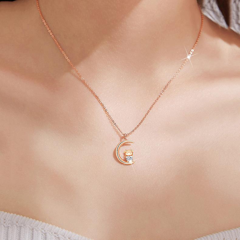 Love Zodiac Ox Necklace for Women In The Year of The Zodiac Year of The Ox, The Pendant Collarbone Chain