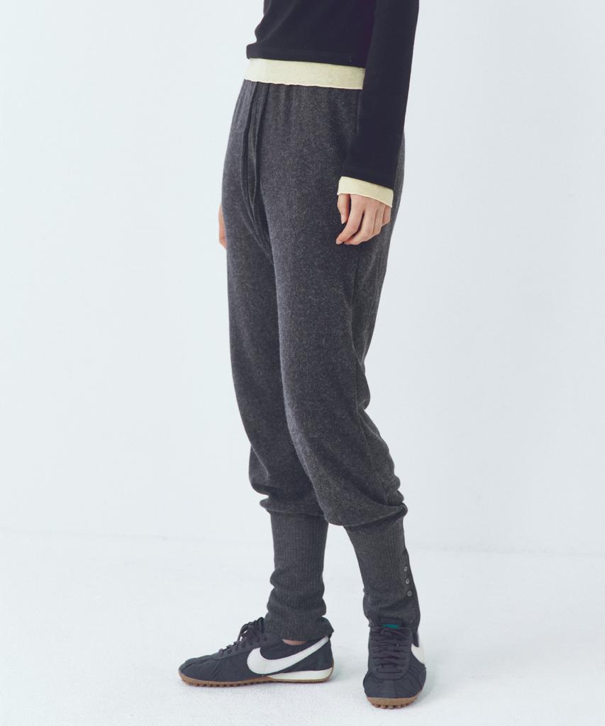 CITTA Essential Leg Warmer Layered Pants_Ctb558(Charcoal)
