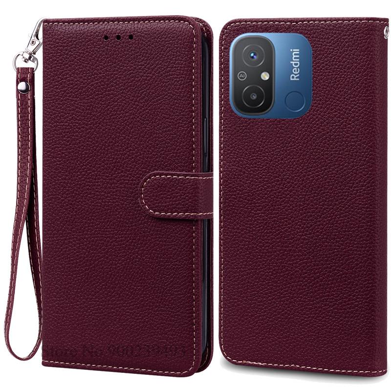 Für Redmi 12C Hülle Weiche Silikon Leder Brieftasche Flip Case Für Xiaomi Redmi 12C Hülle Handyhülle Redmi12C Redmi 12 C Fundas Coque
