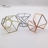 Makeup Blender Holder Sponge Rhombus Shape Electroplating Process Hollow Design Carbon Egg Organizer Steel Beauty Puff Drying Stand Dresser