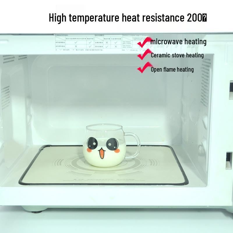 Kreativní sklenice s emotikony - Dárková sklenice s velkým bříškem, Roztomilý hrnek na kávu