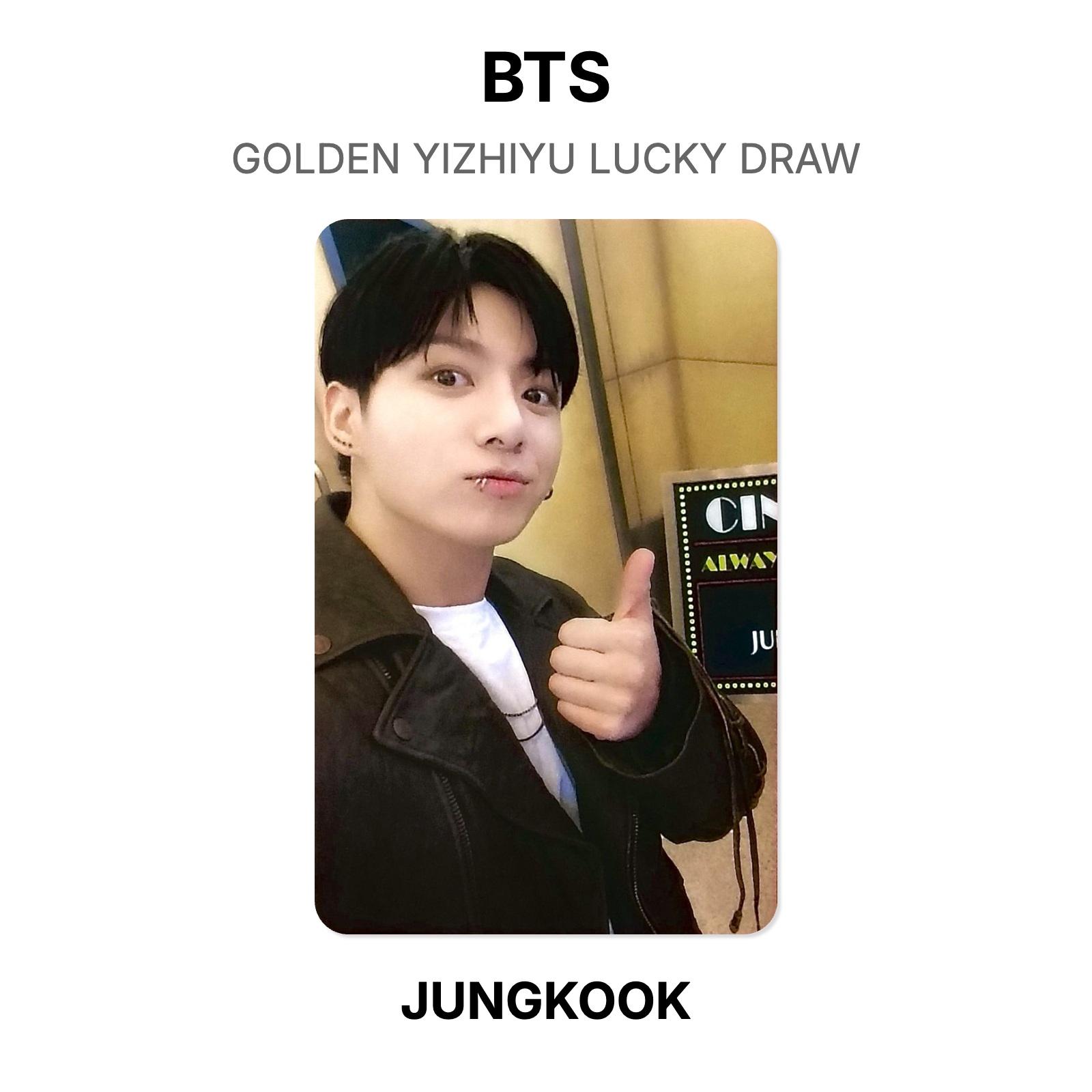 BTS GOLDEN YIZHIYU LUCKY DRAW Official Photocard JUNGKOOK