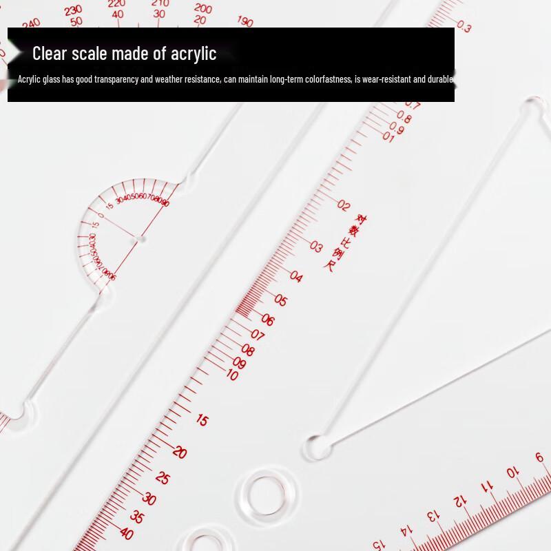Navigation & Tactical Triangle Ruler Sets