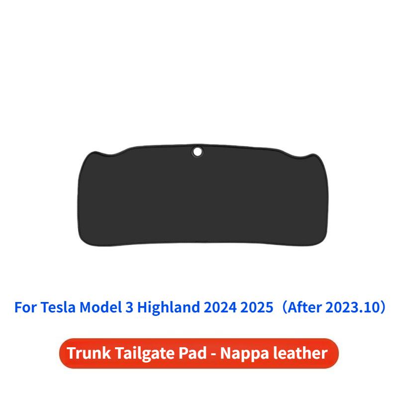 Für Tesla Model 3 Model Y Juniper 2025 2026 Kofferraummatte PU Ladeboden Filz Schutzmatte Premium Kofferraum Heckklappenmatten Zubehör