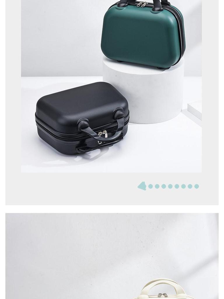 14-Inch Portable Travel Makeup Case Handbag - Large Capacity Souvenir Gift