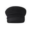 Beret Color Solid Hat Unisex Cotton Winter Knitted Flat Cap For Wear Outdoor