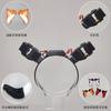 Interactive Gravity-Sensing Cat Ear Headband With Replaceable Fox Ears Motorized Folding Soft Plush Cosplay Anime Fans