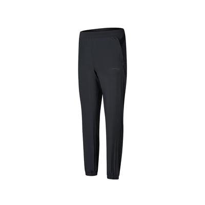 Pantalon Décontracté Minimaliste Confortable Élégant à Revers à Lacets Bas pour Homme Noir SA1259WP04L-BK001