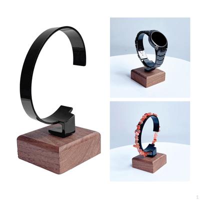 C-Form Uhr Display Ständer Werkzeug Holz Basis Schmuck Armband Armreif Rack Handgelenk Halter