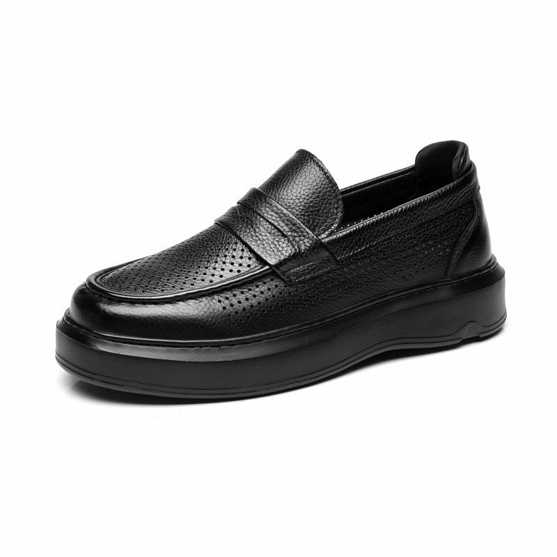 2025 New Men's First-layer Cowhide Loafers Are Soft and Breathable, One-pedal, Versatile, Fashionable and Comfortable, and Do Not Grind Feet
