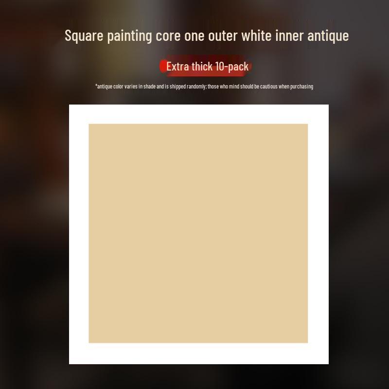 Thickened Xuan Paper Round Fan Cardstock for Chinese Painting and Calligraphy