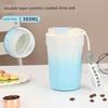 New Ceramic Inner Coffee Cup, Portable Large-Capacity Thermos Cup, Flip-Top Direct Drinking Cup, Portable Car Cup