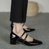 Fashion Women Pumps Spring Autumn Fashion Quality Women Shoes Low Heel Square Square Toe Comfortable Sexy Heels Women Zapatos De Mujer