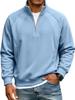 Men's Half-Zip Hoodie: Trendy Spring/Autumn/Winter 2025 Stand Collar Pullover