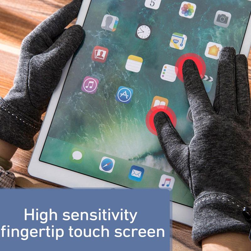 Heated Gloves for Men Women Unisex USB Electric Heating Warm Gloves Screen Touch Design Thermal Gloves for Skiing Cycling