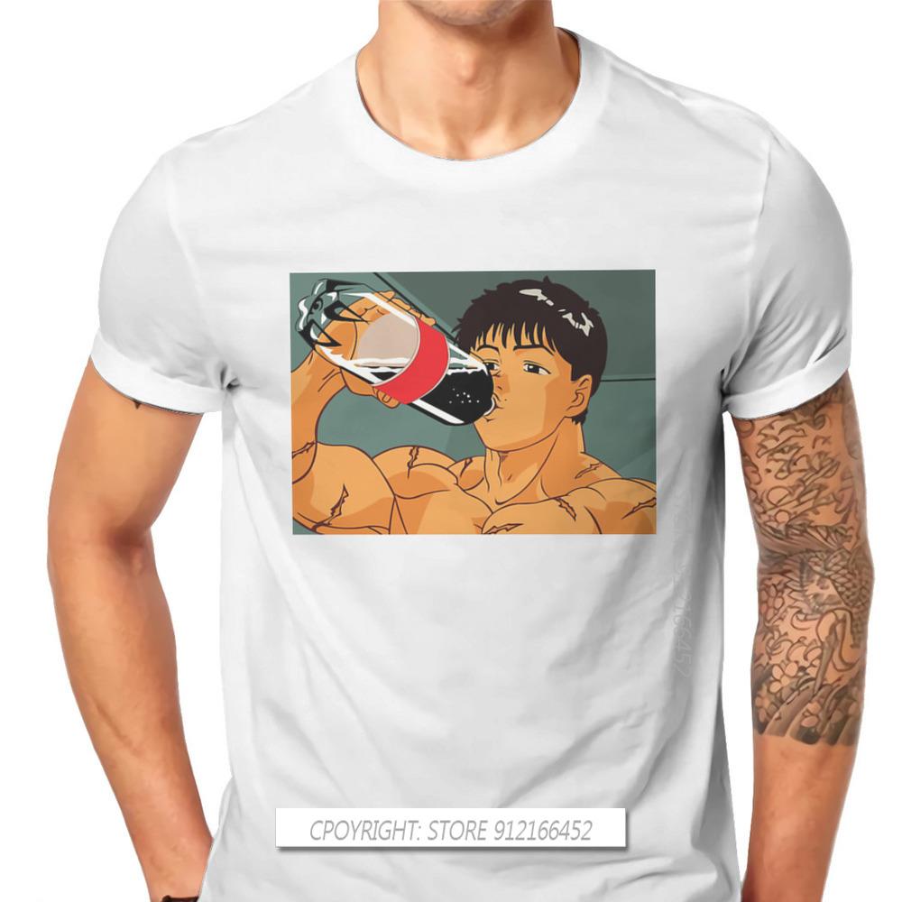 

Drink Round Collar TShirt Grappler Baki Hanma Yujiro Dou Manga Pure Cotton Original T Shirt Man s Clothes Oversize Hot Sale -... S разноцветный