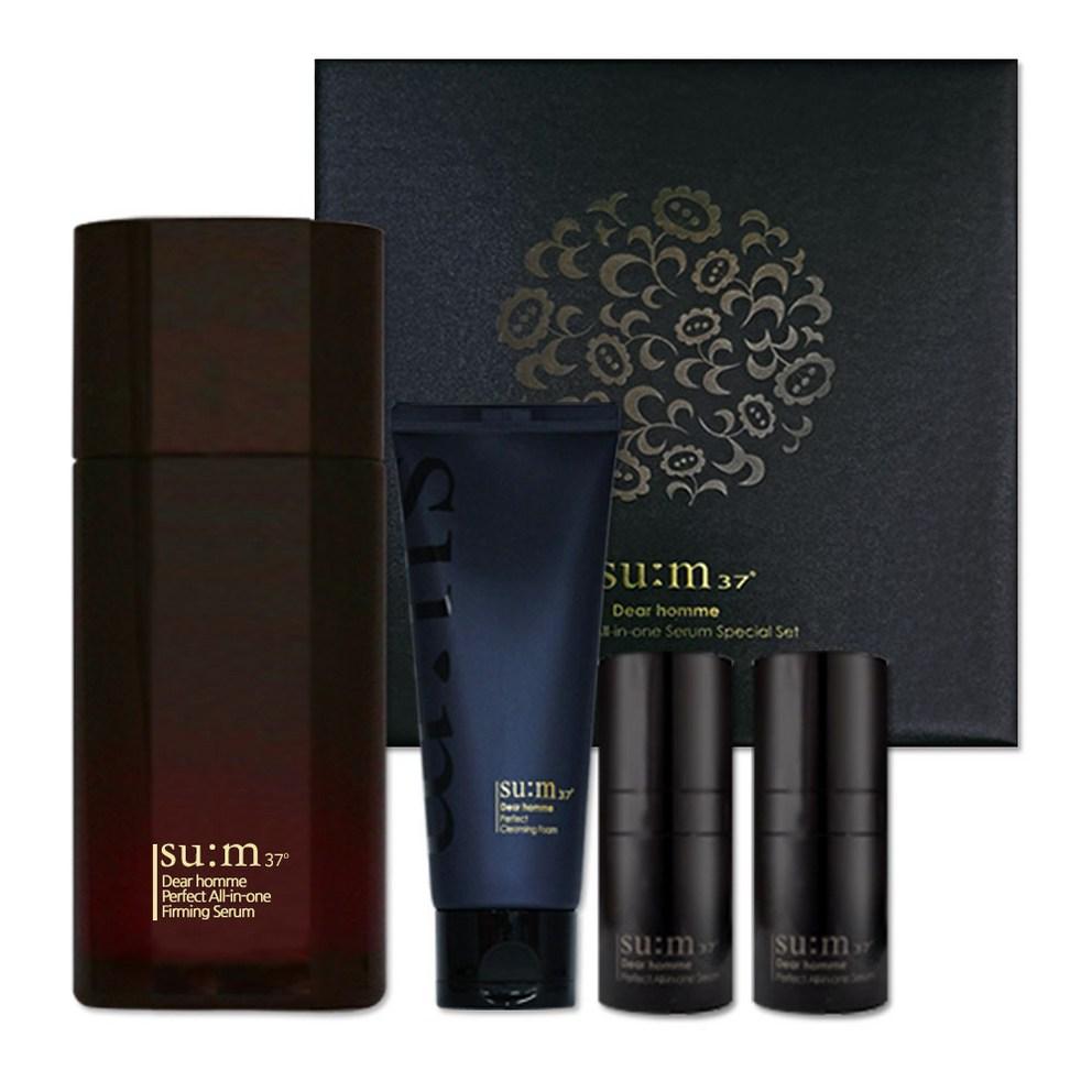 SU:M37 Dear Homme Идеальная сыворотка-бустер 3-в-1 для упругости, специальный набор