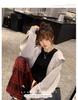 Women's Casual Minimalist Korean White Cotton Short-Sleeve Round Neck T-Shirt