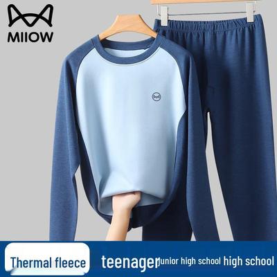 Men's Teen Cashmere & Silk Thermal Underwear Set