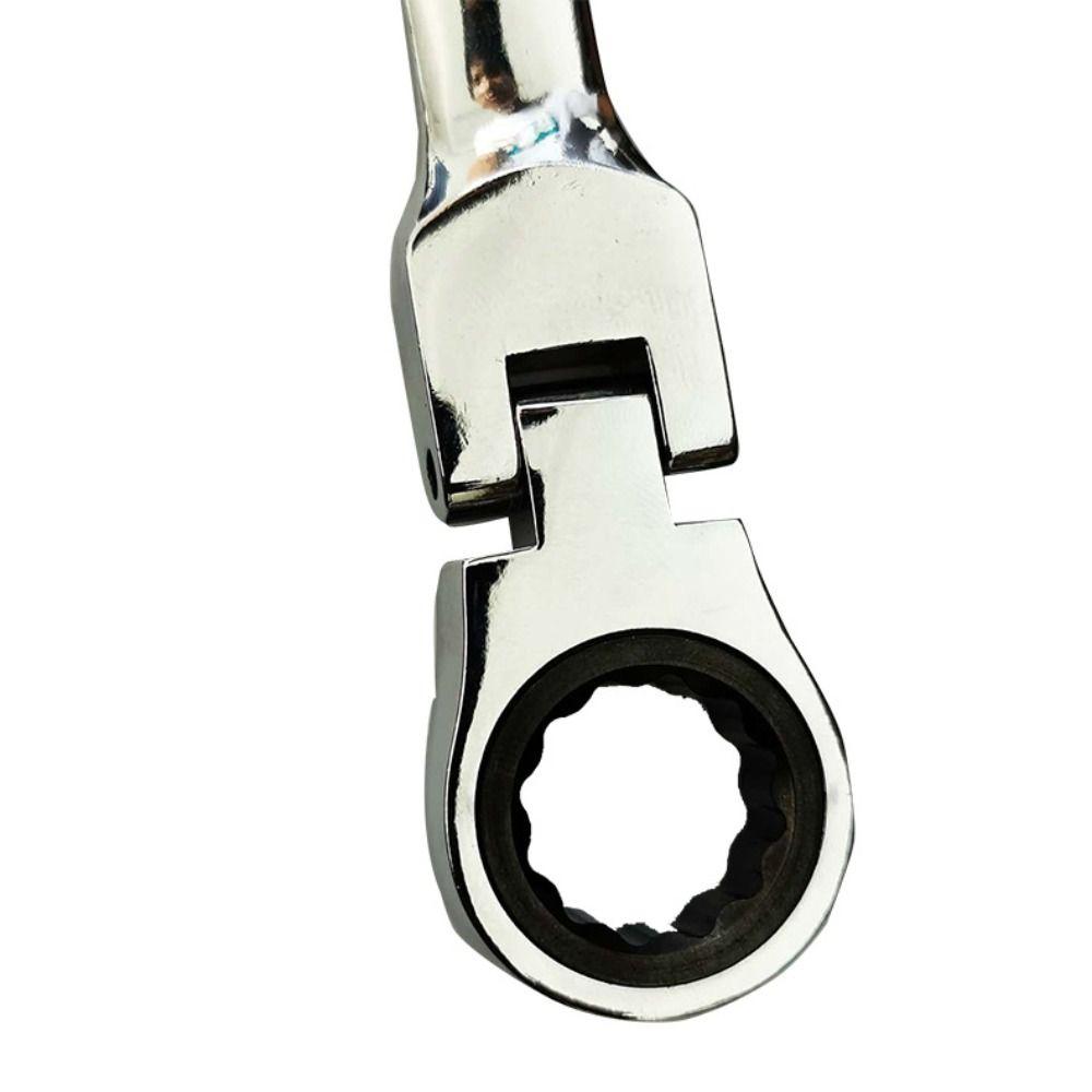 Compact Appearance Ratchet Spanner Metal Material 180 Degree Rotatable Ratchet Wrench 4 Colors Available Foldable Design