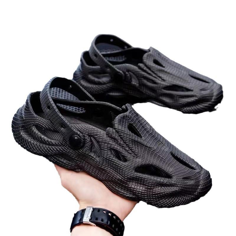 Sandalias de Moda Antideslizantes para Hombre 2024, Estilo Coreano, Suela Gruesa, Suaves, para Conducir al Aire Libre