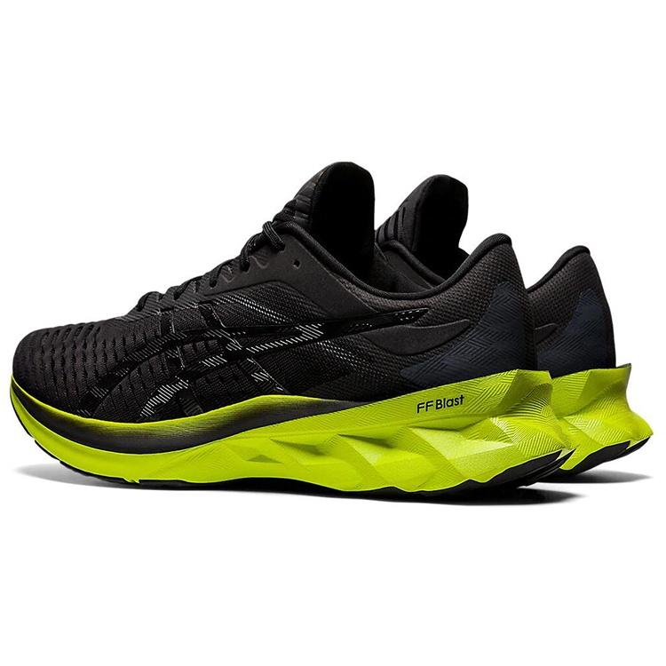 Asics Novablast 'Black Lime Zest' da Uomo 1011A681-003