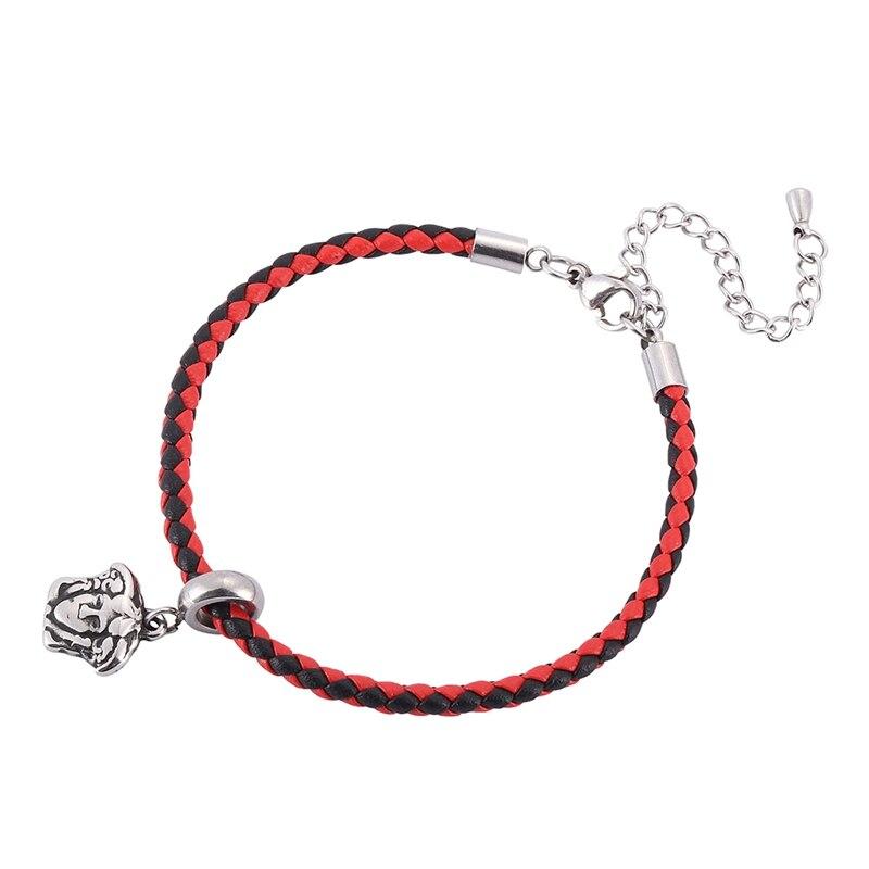 Fashion Jewelry Guitar Cat Fox Accessories Leather Bracelet For Women Charm Bracelets Handmade Jewelry