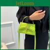 Stylish Small Square Bag Chic Crossbody Bag 2023 Fashionable Niche Bag Women Casual Tote Green