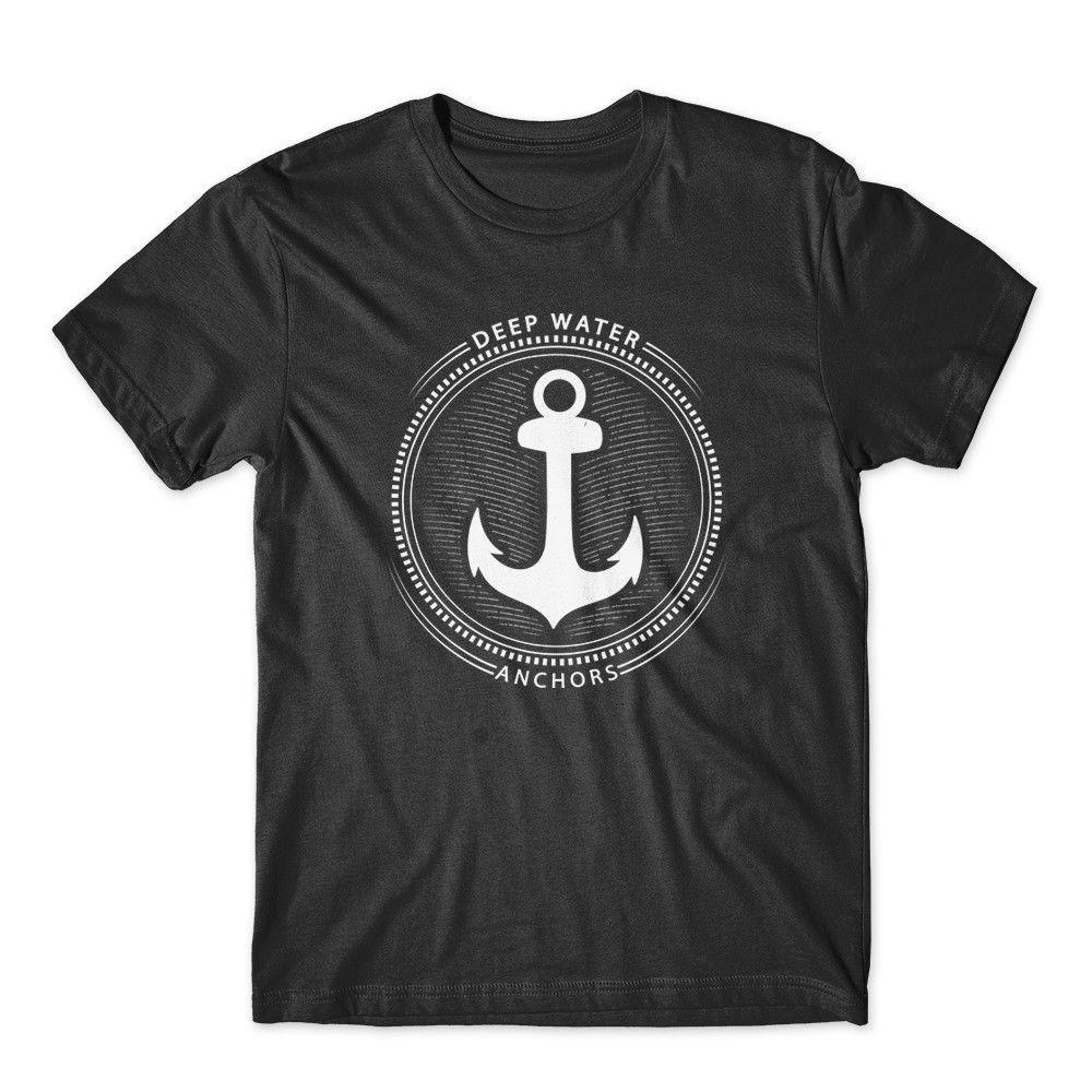 Anchor T-Shirt. 100% Cotton Premium Tee New